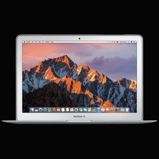 2017,  Macbook Air 13", Zilver, i5, 8GB ram, 500Gb SSD, Monterey